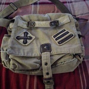 Vintage canvas c argo bag by  Miko Club